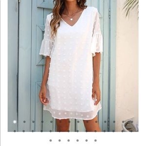 NWT Beautiful white dress